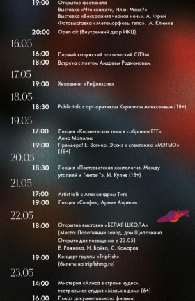 Девятый фестиваль современного искусства "Циолковский Фест"