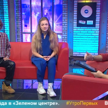Художественный руководитель ИТБ ИКЦ Ксения Голыжбина и солист ИТБ Артур Микоян в гостях у телекомпании "Ника ТВ"